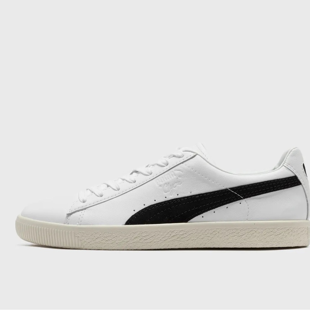 Puma Clyde MIG Classic White and Black Sneakers size 13 Made in Germany